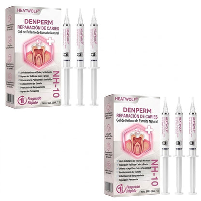HEATWOLF® DenPerm Gel Rellenador para Reparación de Caries y Esmalte Dental Natural🎈