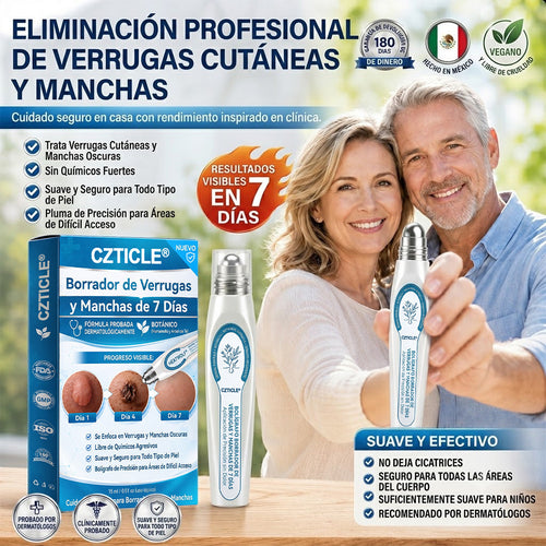 Instalación registrada ante COFEPRIS丨🧩 Eliminador de acrocordones y manchas en 7 días Pluma roll-on avanzada, sin dolor y sin dejar cicatrices