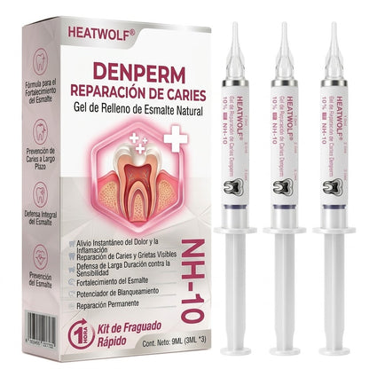 HEATWOLF® DenPerm Gel Rellenador para Reparación de Caries y Esmalte Dental Natural🎈