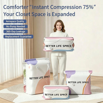🚚78% OFF,FREE SVOZK® 🎉No-Pump 3D Vacuum Storage Bags