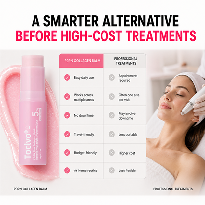 🔥50% off on the last day丨🎨Toclvo® PDRN Pink Collagen Multi-Benefit Hydration & Volume Stick