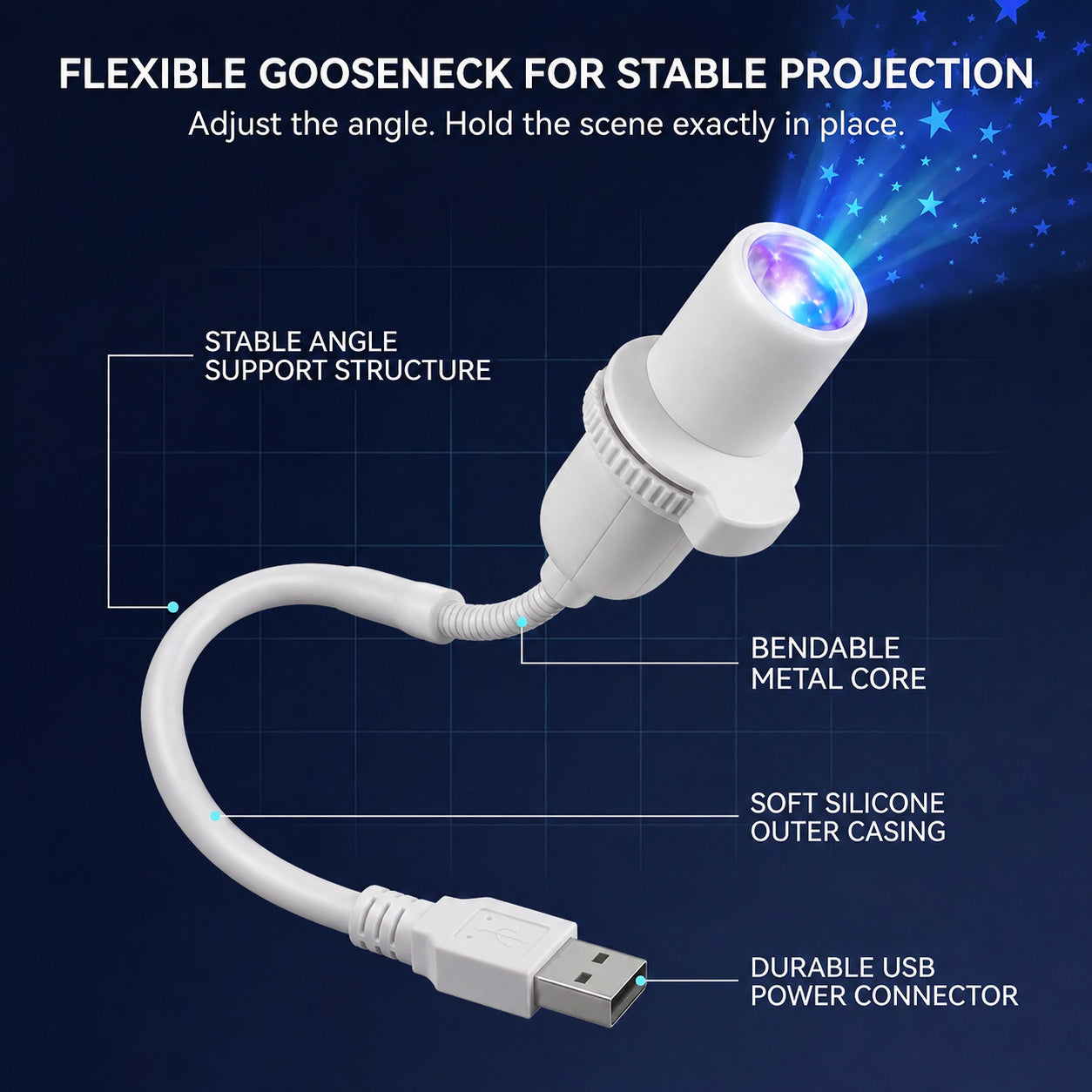 Last day 70%off丨🎉REBYIPO® Night Light Projector - Smart Holographic Star Projector🎈