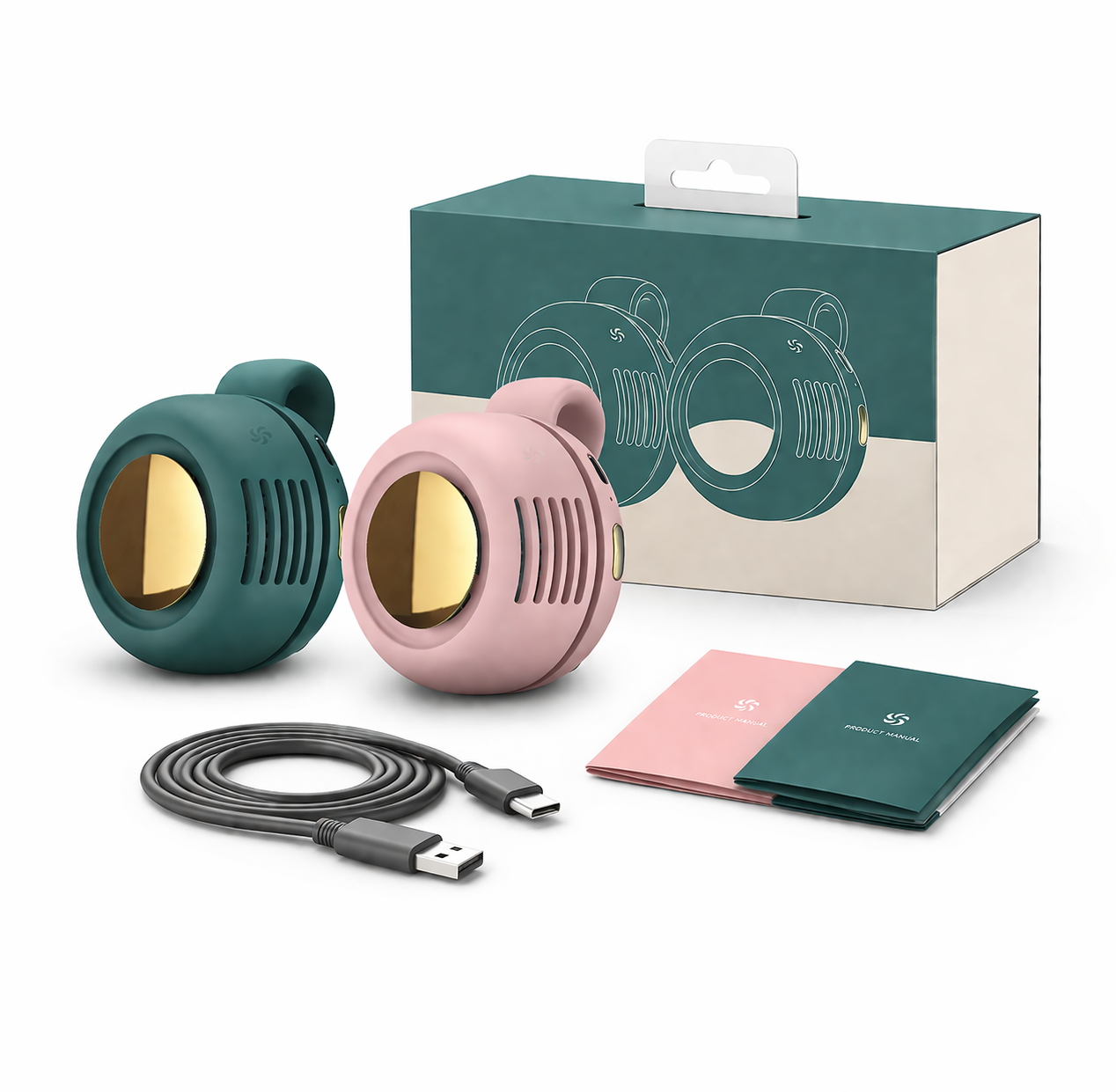 ✨2026 New Portable Clip-On Fan🥵🔥 — Wearable for Outdoors, Travel, and Office Use🏃