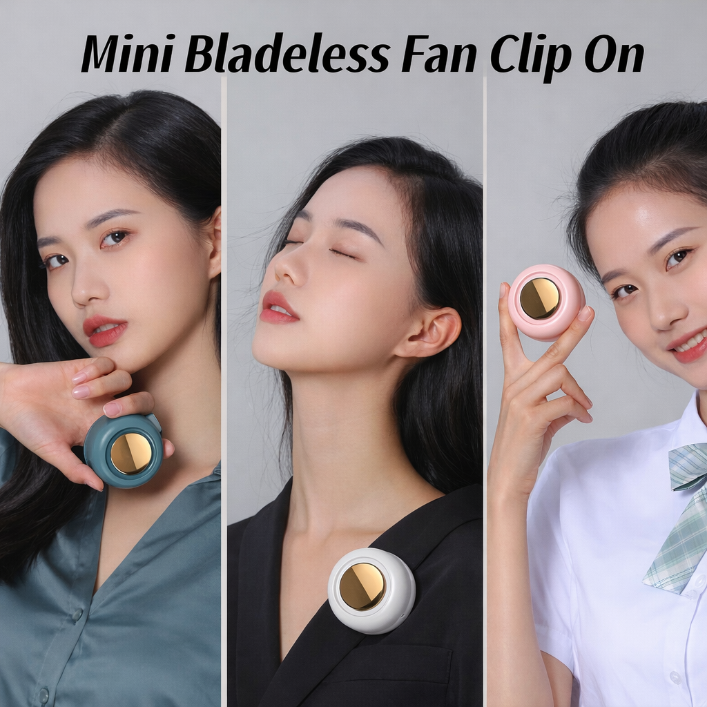✨2026 New Portable Clip-On Fan🥵🔥 — Wearable for Outdoors, Travel, and Office Use🏃