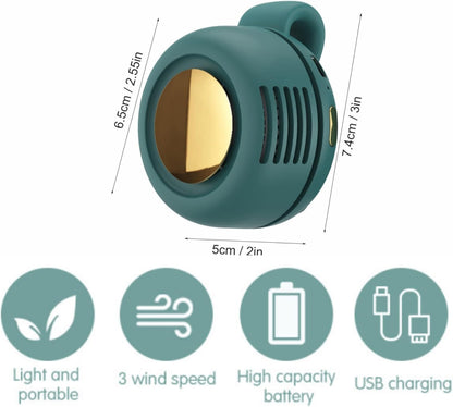 ✨2026 New Portable Clip-On Fan🥵🔥 — Wearable for Outdoors, Travel, and Office Use🏃