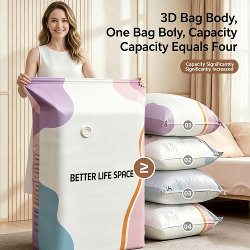 🚚78% OFF,FREE SVOZK® 🎉No-Pump 3D Vacuum Storage Bags