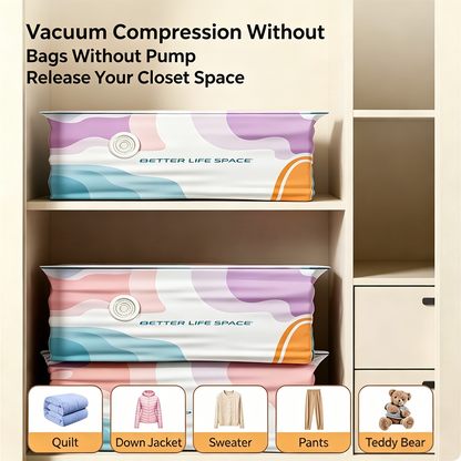🚚78% OFF,FREE SVOZK® 🎉No-Pump 3D Vacuum Storage Bags