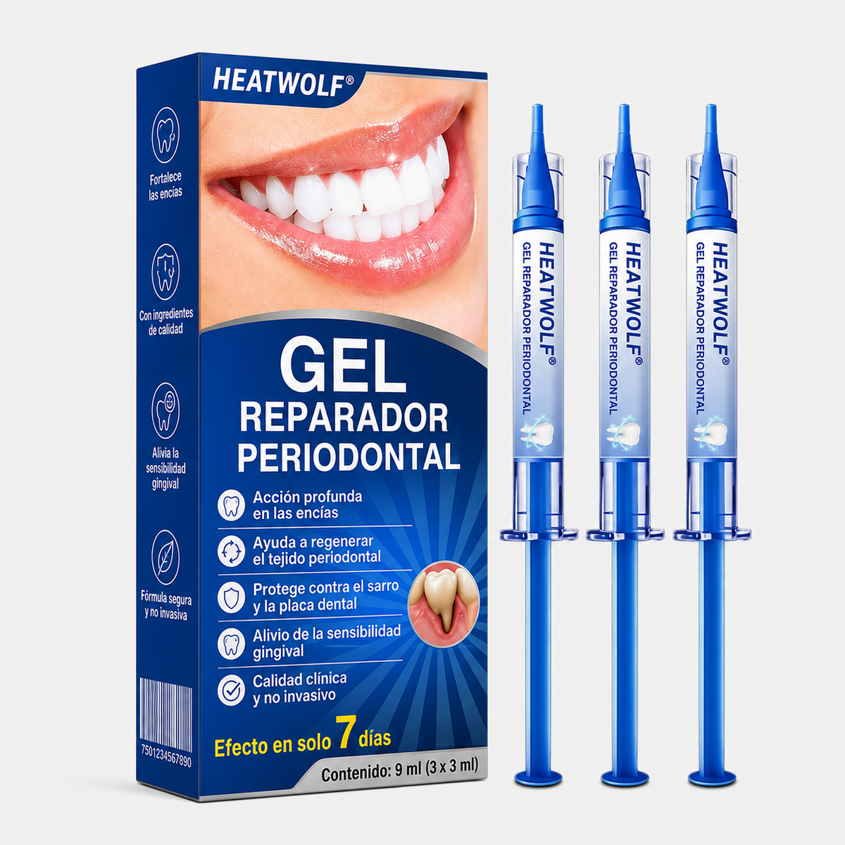 🇲🇽🍄🦷2️⃣ HEATWOLF® GumRevive Gel Reparador Periodontal