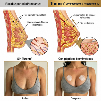 Turonu® Parche avanzado de nanomicroagujas para el aumento selectivo del pecho🧩🧩