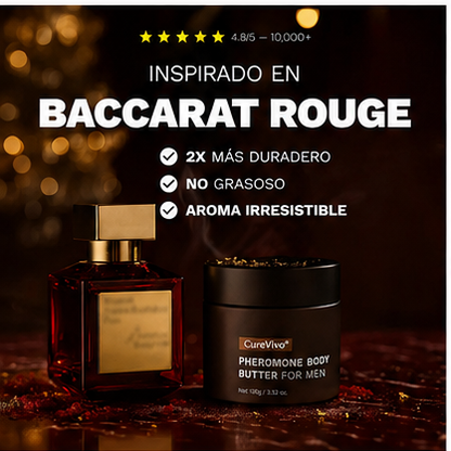 CureVivo® Mantequilla Corporal Perfumada para Hombre