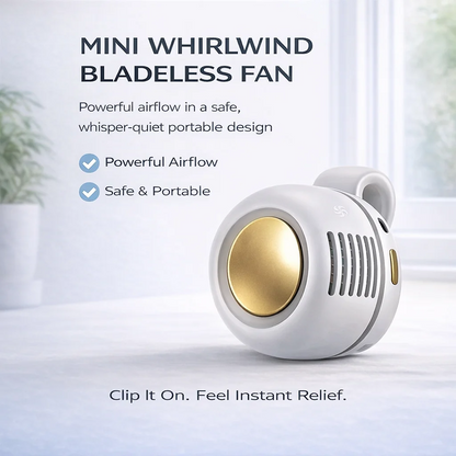 ✨2026 New Portable Clip-On Fan🥵🔥 — Wearable for Outdoors, Travel, and Office Use🏃